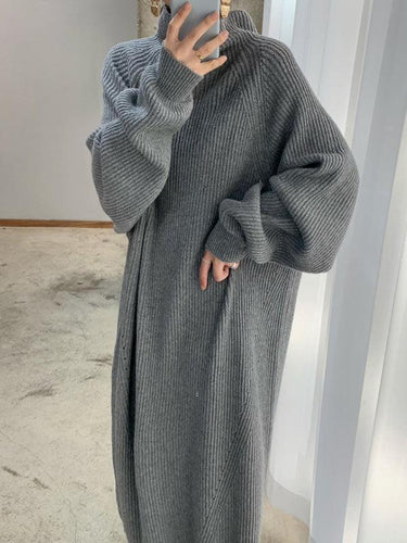 Stilla | Casual Kjole Med Rullekrave