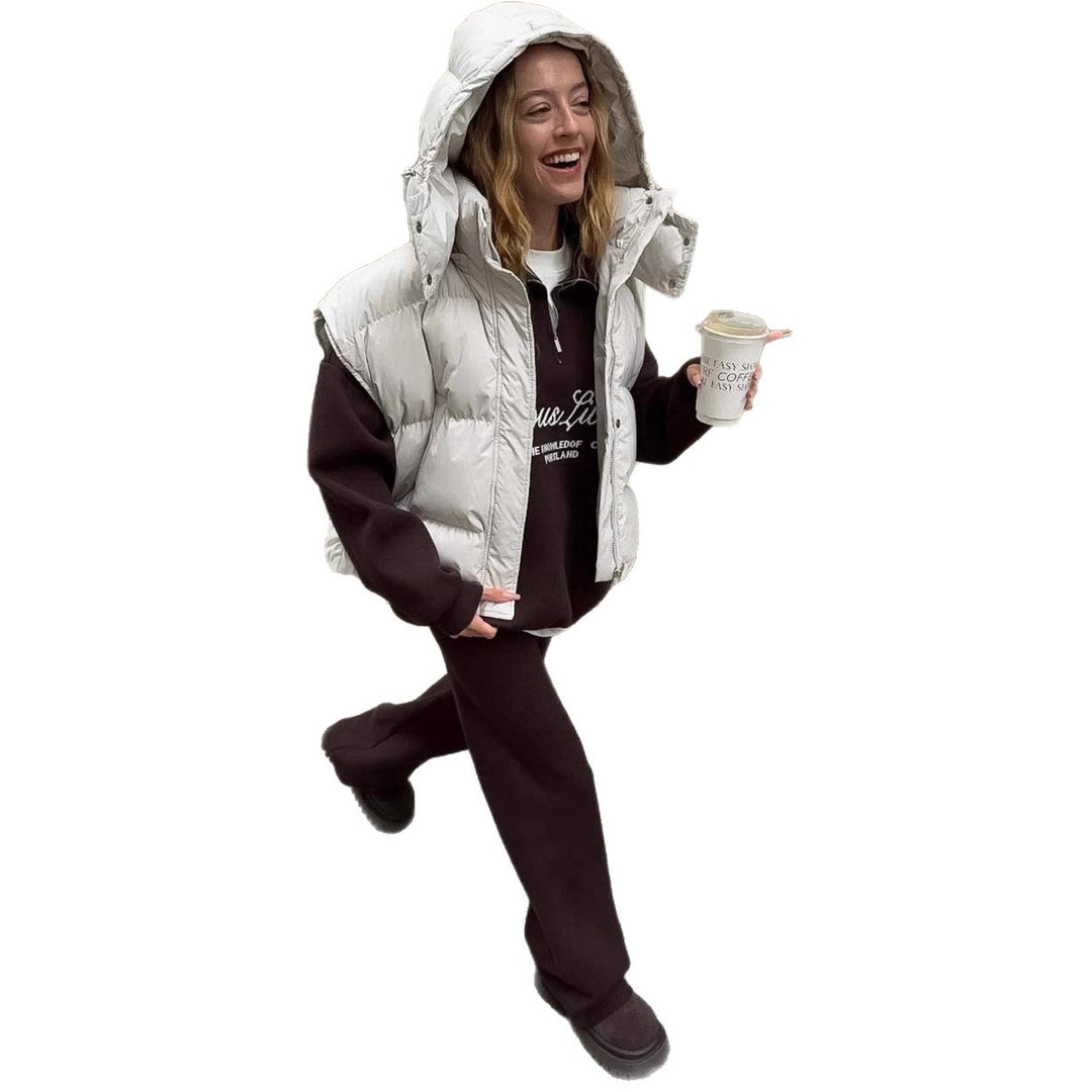 Kvinders hyggelige hoodie og afslappet bukser sæt Stilla