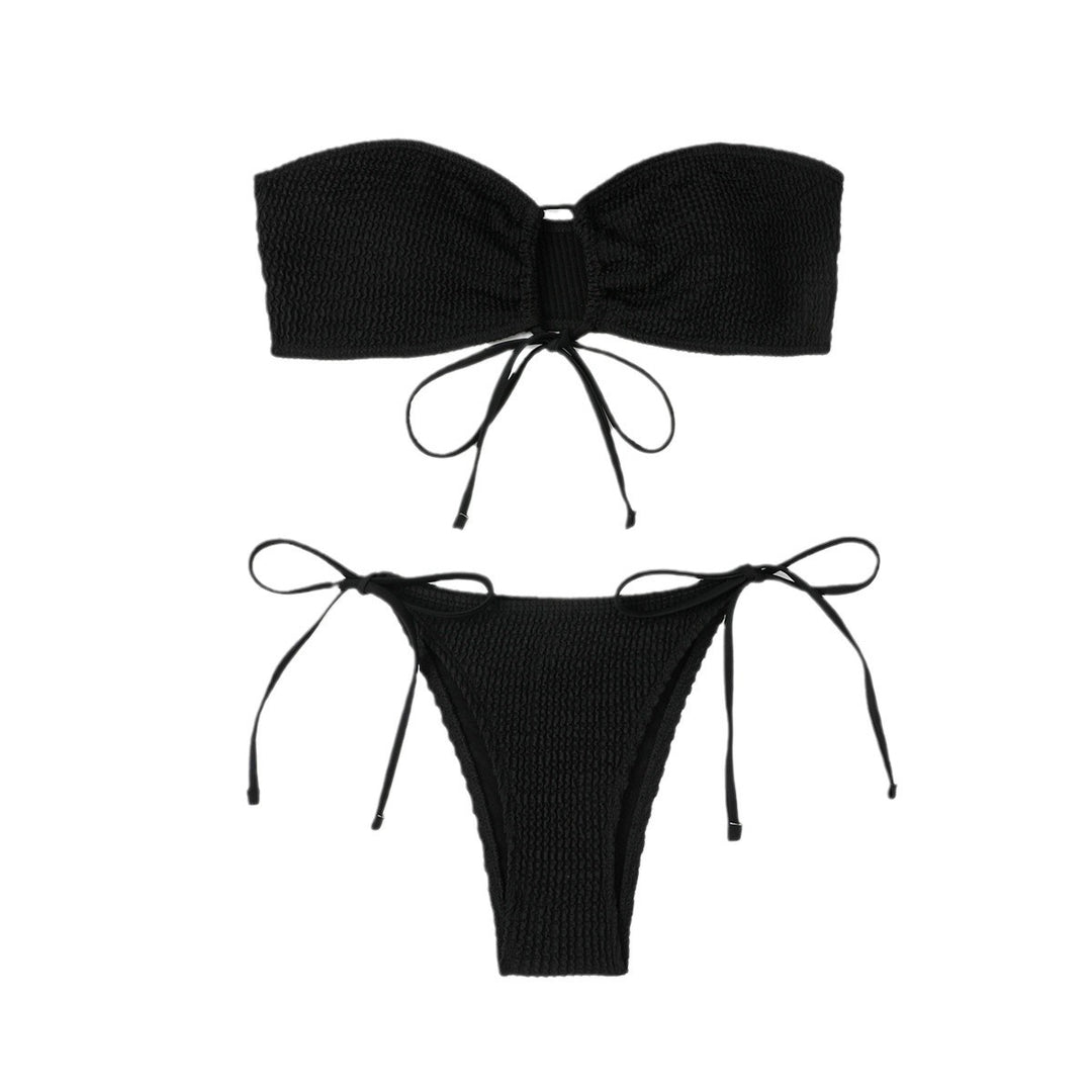 Dame Bikini-sæt med trendy cut-outs og højt skårne bukser Stilla