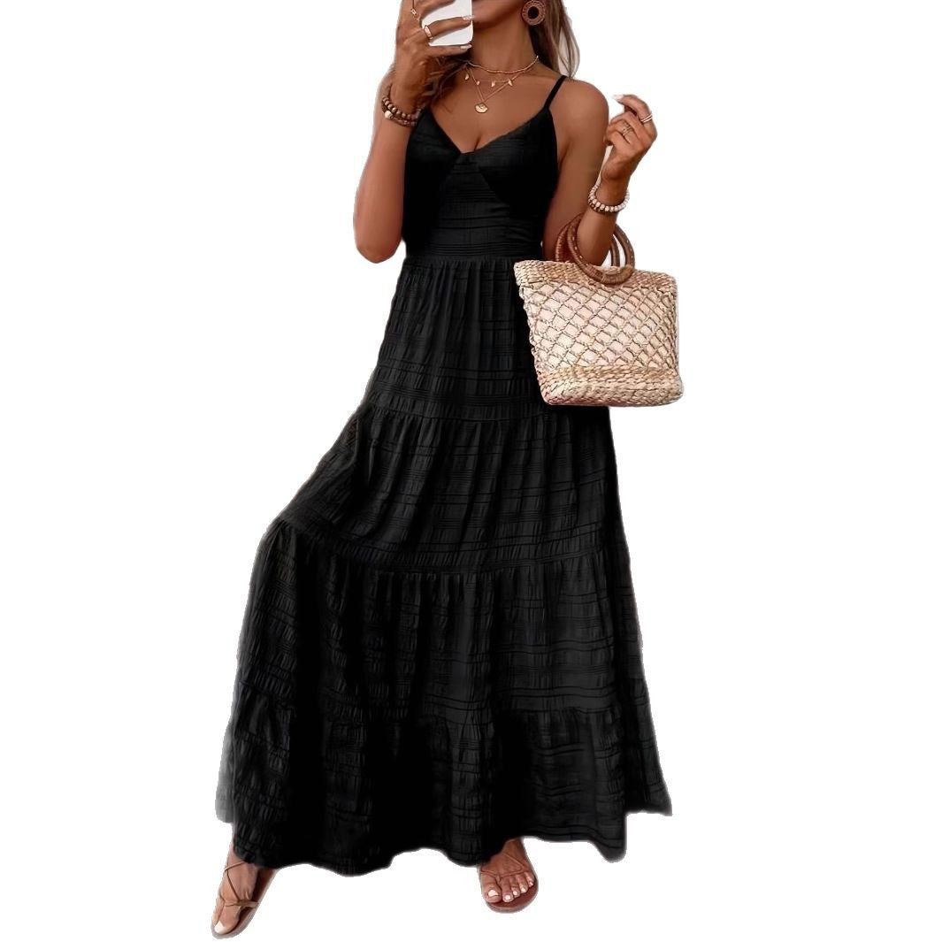 Dame Sommer Maxi Kjole Stilla