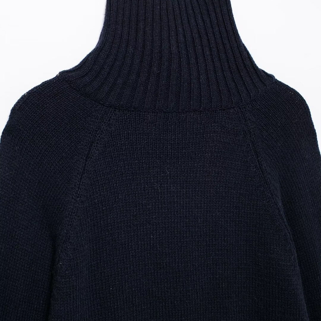 Femme Cozy Chunky Rullekravepullover Stilla