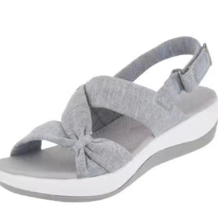 Dame Wedge-sandaler med justerbar rem og komfortabel dæmpning Stilla