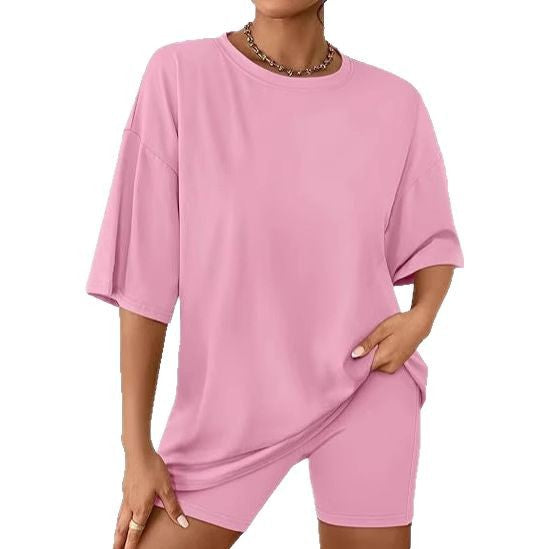Dame afslappet sæt bestående af T-shirt og shorts Stilla