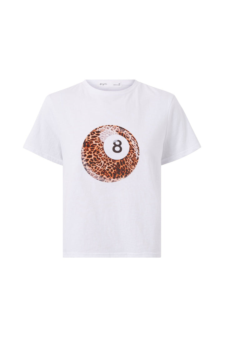 Dame T-shirt med kreativt dyremønster Skovae