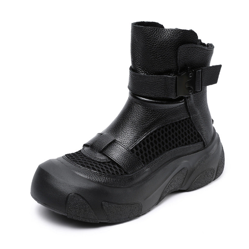 Herrer Åndbare Mesh Hightop Sneakers Stilla