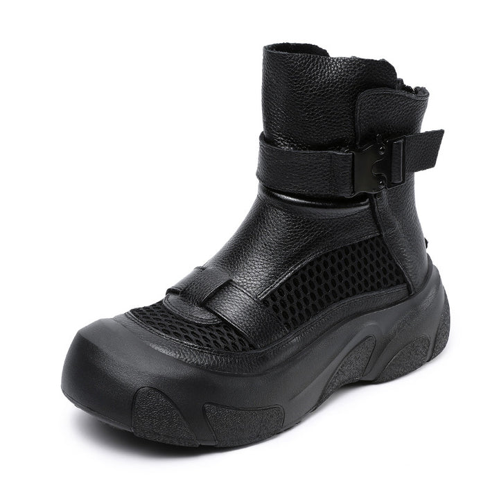 Herrer Åndbare Mesh Hightop Sneakers Stilla