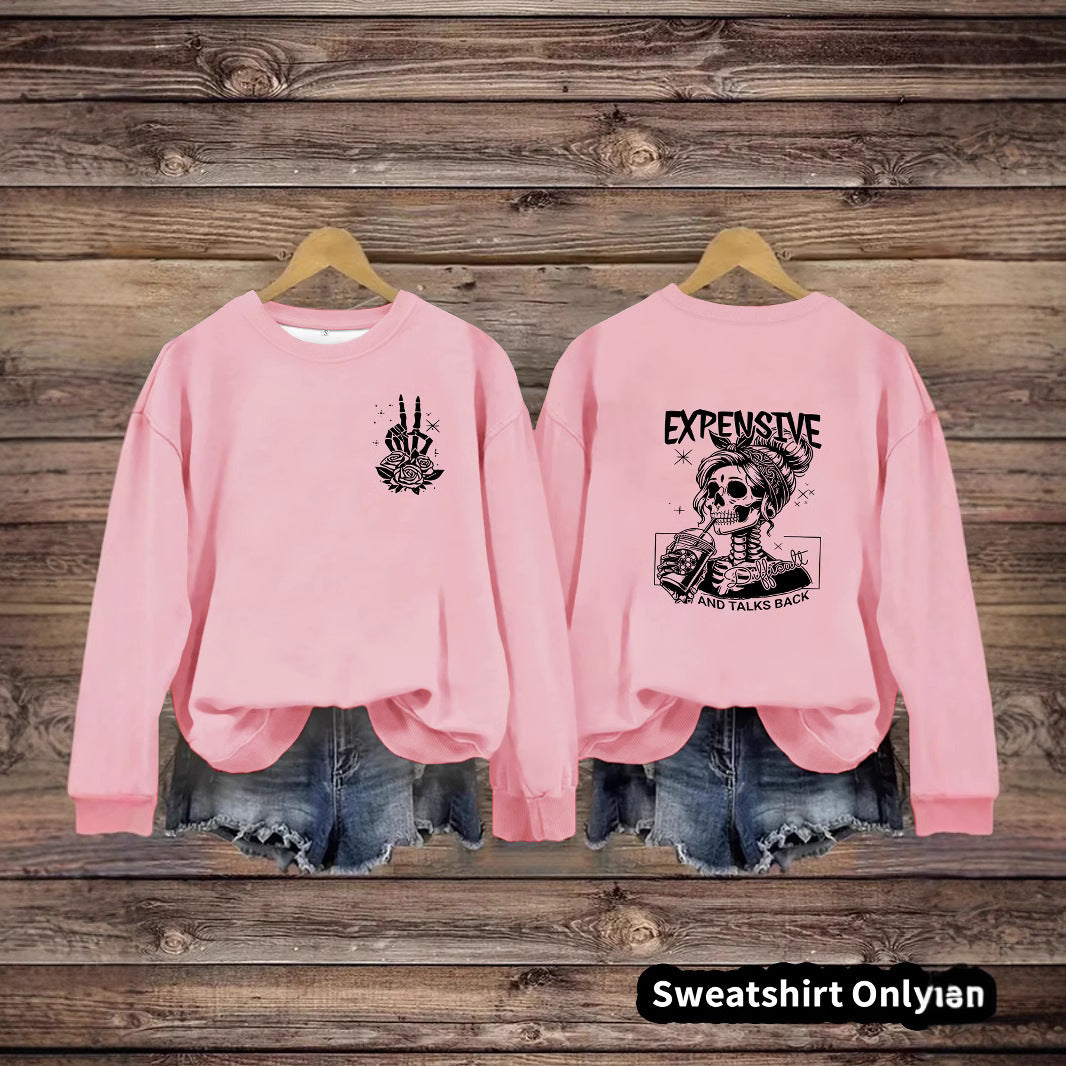 Kvinders sweatshirts med kreativt design og afslappet pasform Stilla