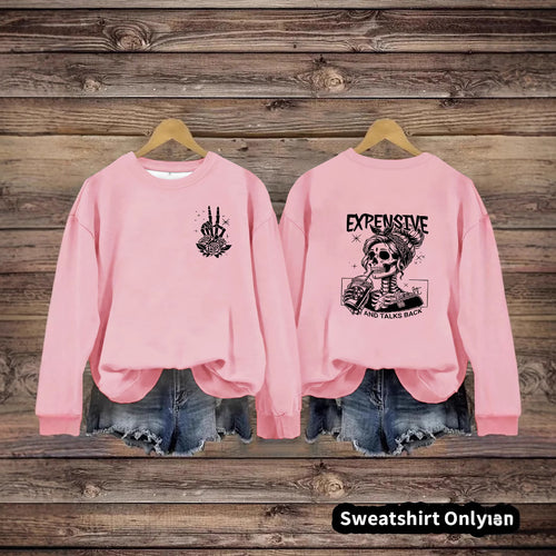 Kvinders sweatshirts med kreativt design og afslappet pasform Stilla