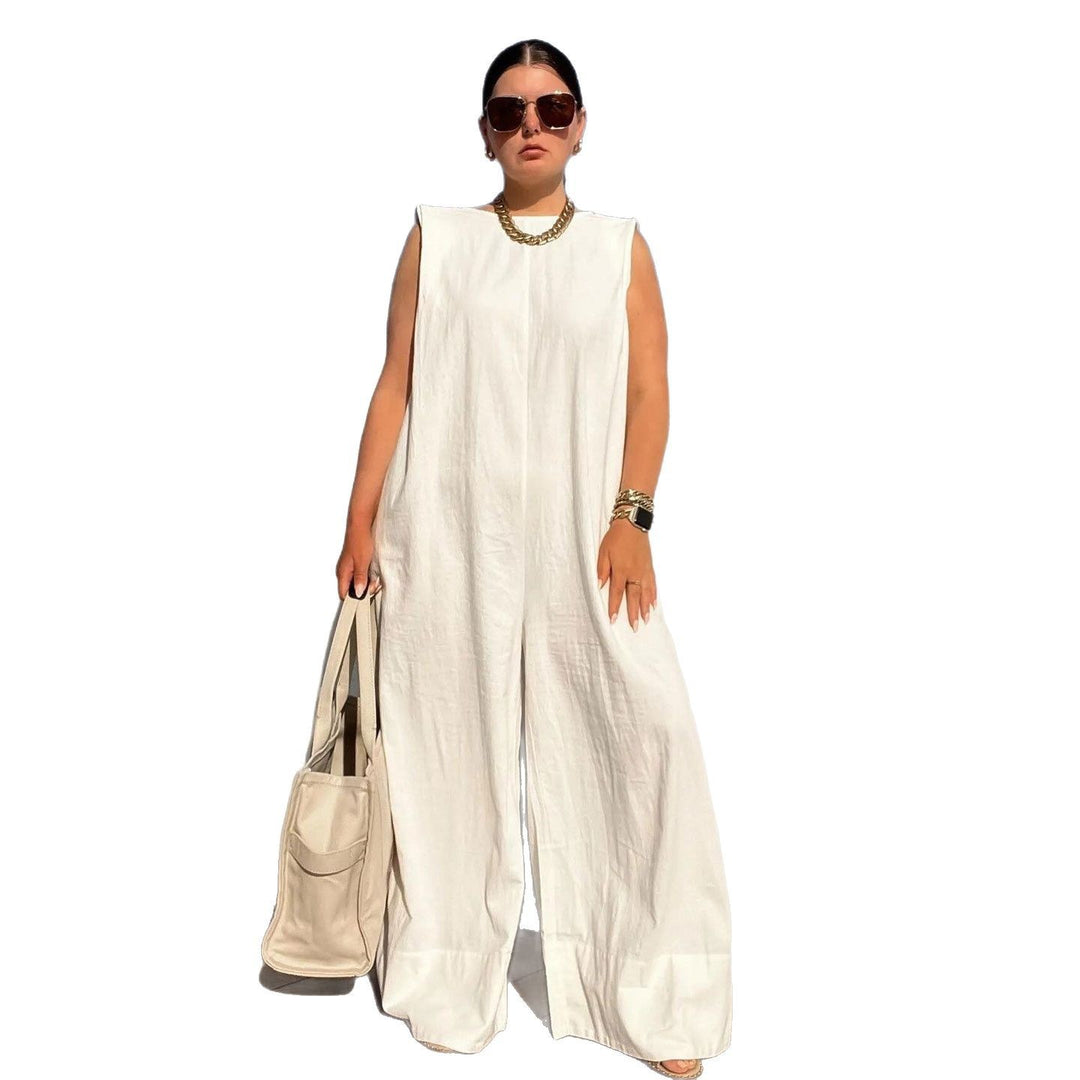 Dame Bredskåret Jumpsuit med elegant design Stilla