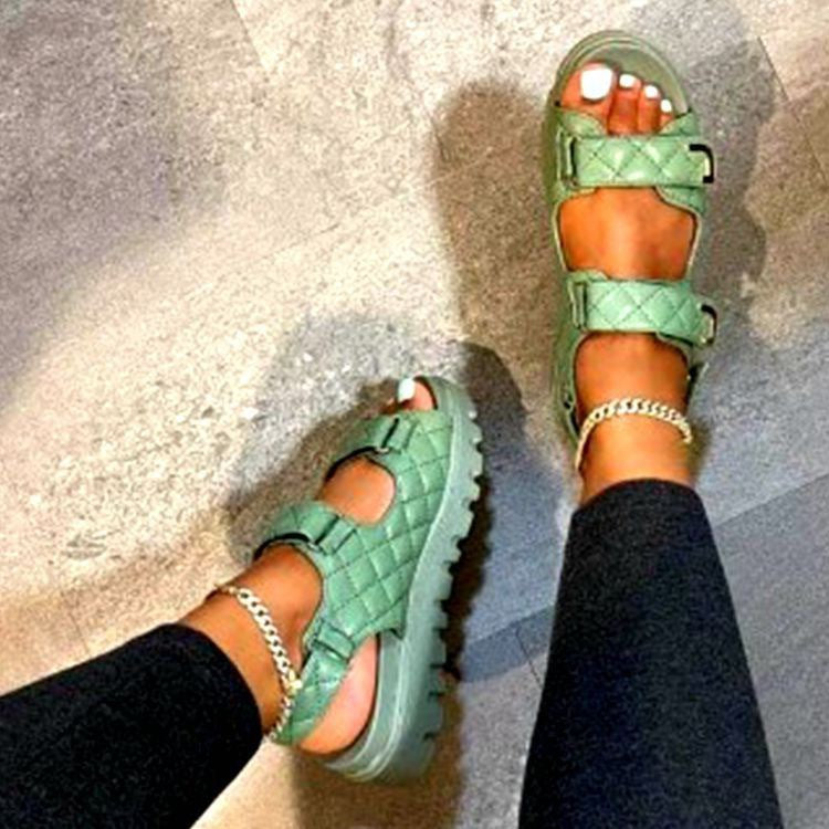 Dame Sportsandaler med robust profil og justerbare stropper Stilla