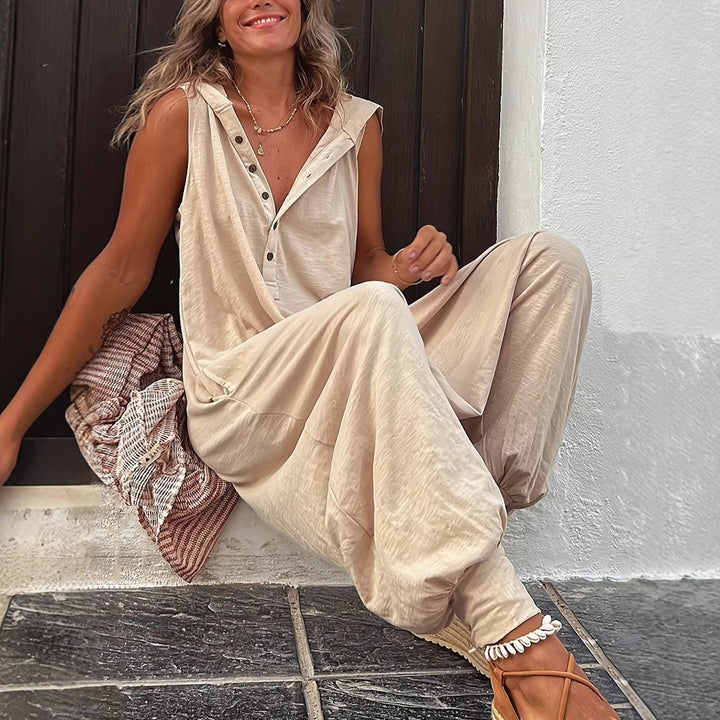 Femme Relaxed Fit Knap-Ned Overall Stilla