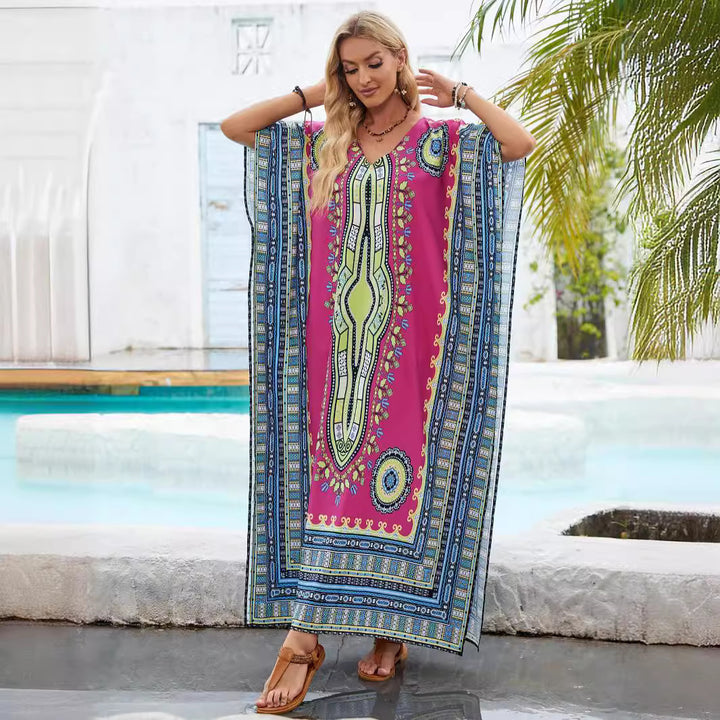 Femme Kaftan Maxi Kjole Stilla
