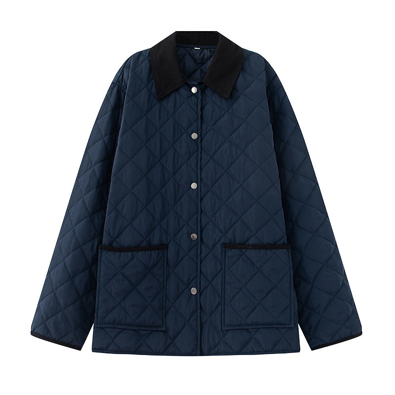 Dame quilted oversized jakke med funktionelle lommer Stilla