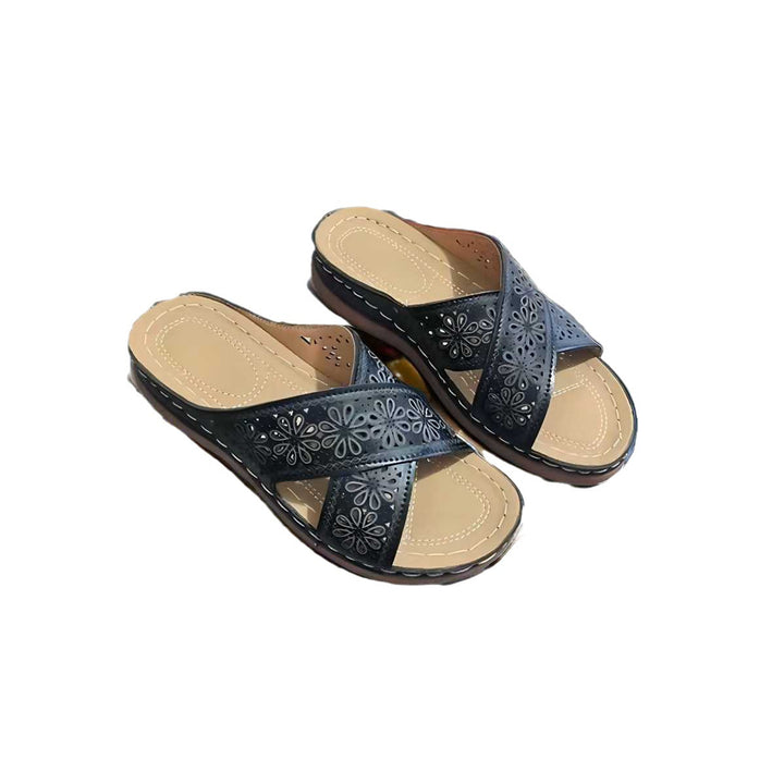 Dame Blomsterapplikationer Komfort-Sandaler Stilla