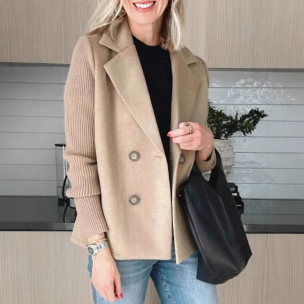 Dame Dobbelt rækkefølge Blazer med Strikærmer Stilla