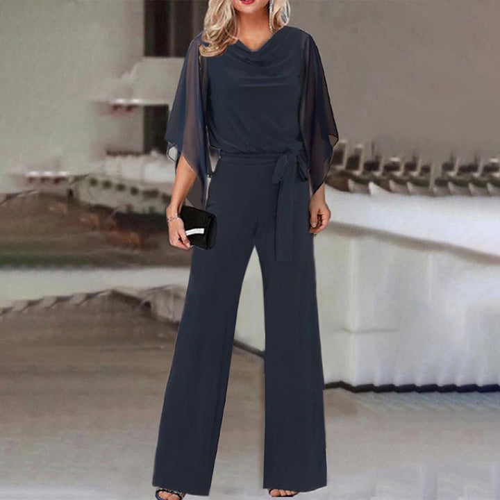 Dame Elegant Bredbenet Jumpsuit Stilla
