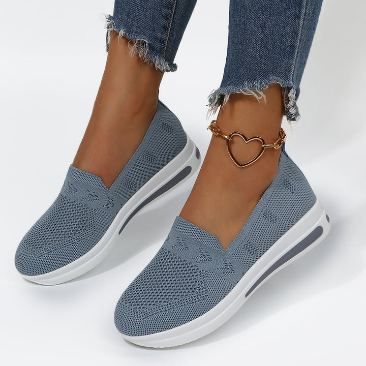 Dame Åndbare Slip-On Sneakers med støddæmpende sål Stilla