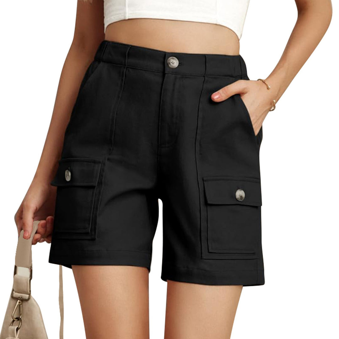 Dame Cargo-shorts med praktiske sidelommer og moderne snit Stilla