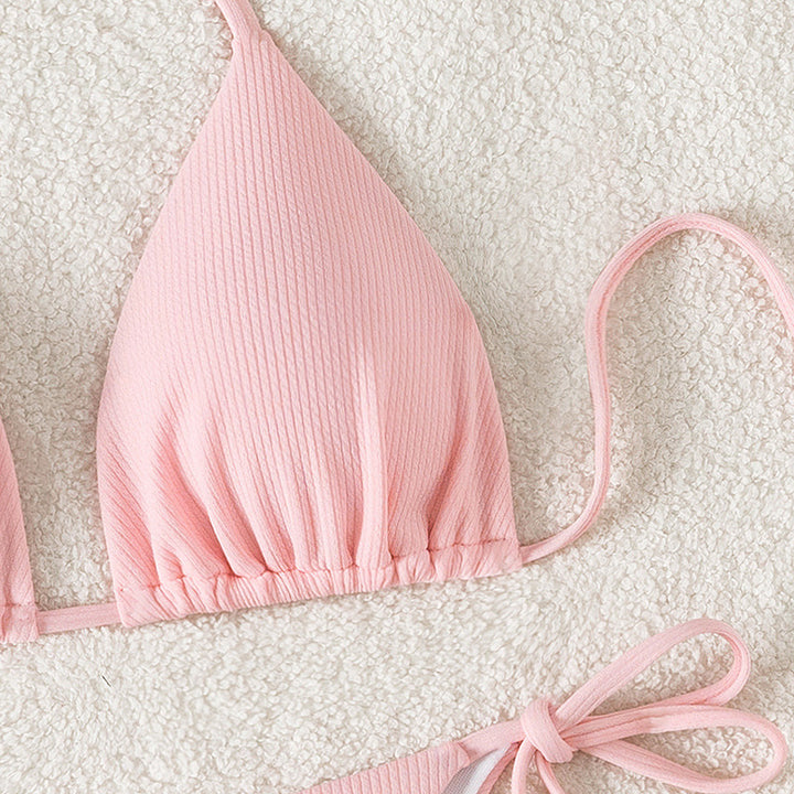 Dame Triangel-Bikini med justerbare stropper og sidelukninger Stilla