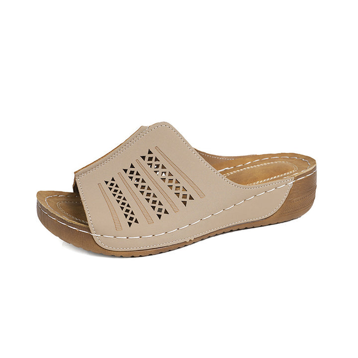 Stilfulde Dame-Casual-Slidesandaler Stilla