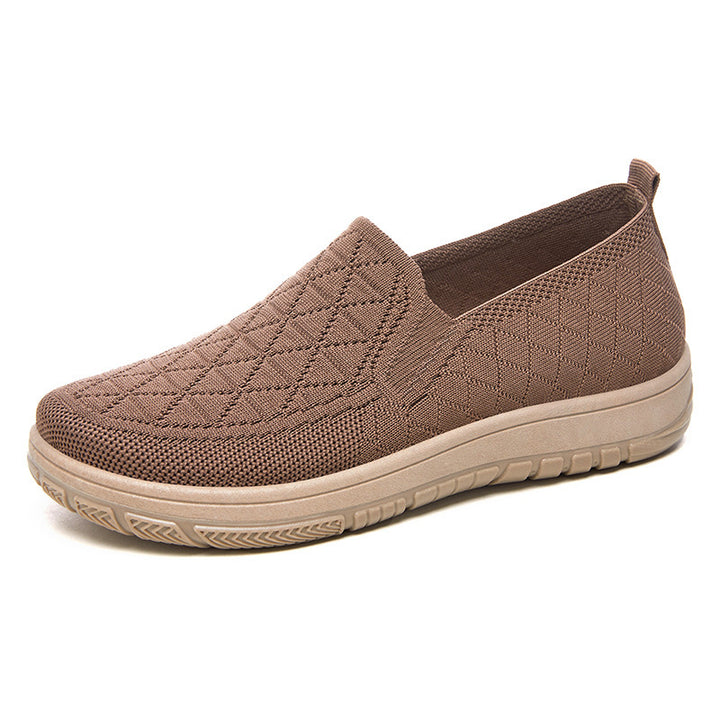 Dame Casual Komfort Slip-On Sneakers med struktureret overflade Stilla