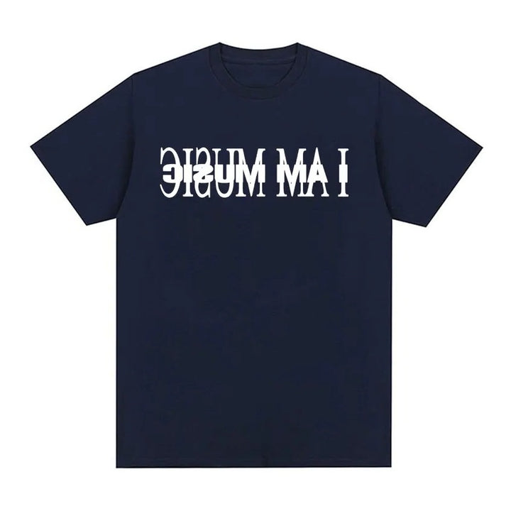 Dame T-Shirt med moderne typografi-tryk Skovae