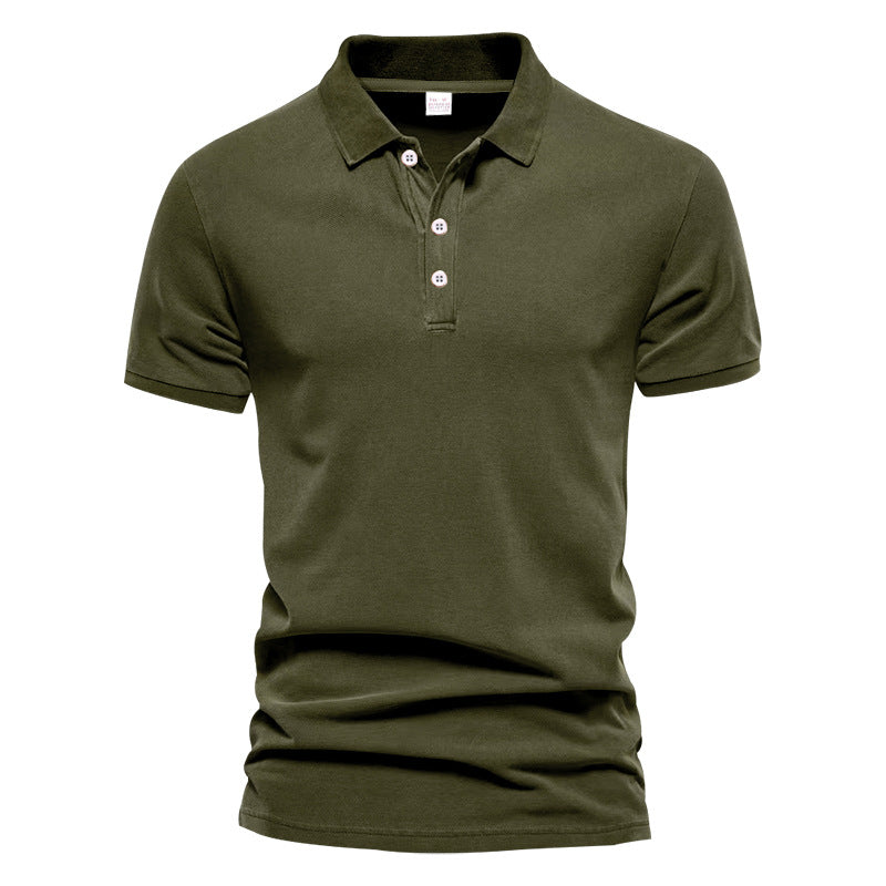 Herre Poloshirt med klassisk krave og komfortabel pasform Stilla