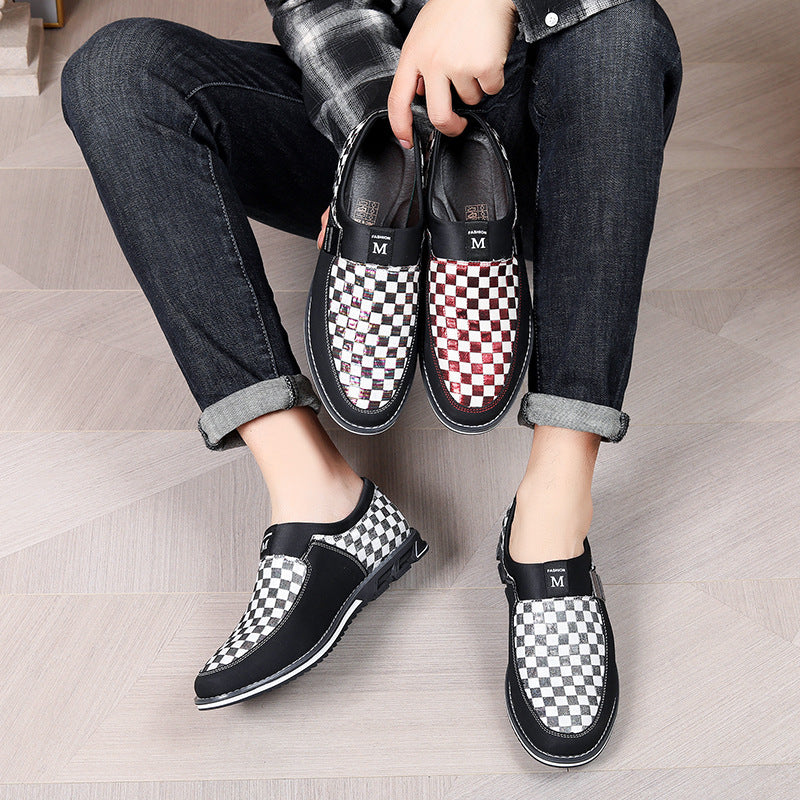 Herre stilfulde slippers skakbræt sneakers Stilla