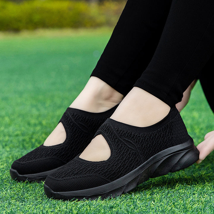 Dame Åndbare Slip-On Performance Sneakers med struktureret Support Stilla