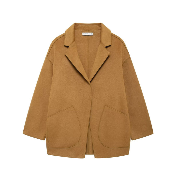 Dame Relaxed Oversized Blazer med store lommer Stilla