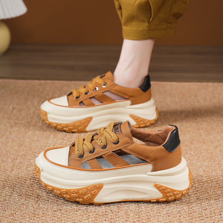 Dame Chunky Sneakers med luftgennemtrængeligt overmateriale og behagelig dæmpning Stilla