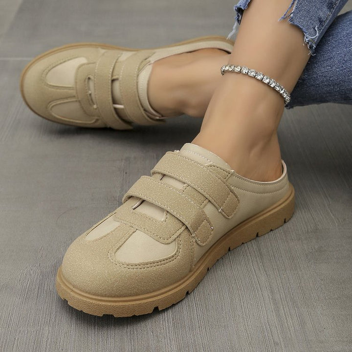 Dame behagelige Clogs med justerbare velcro-remme og ergonomisk fodseng Stilla