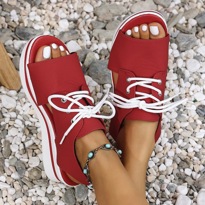 Dame Sportliche Sandaler med åndbart overmateriale og komfortabel platformssål Stilla