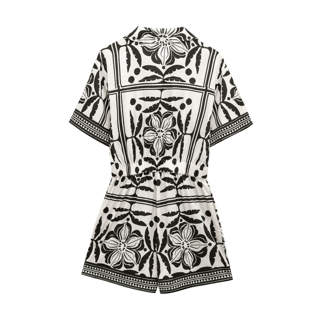 Femme Button-Up Kort Kjole Stilla