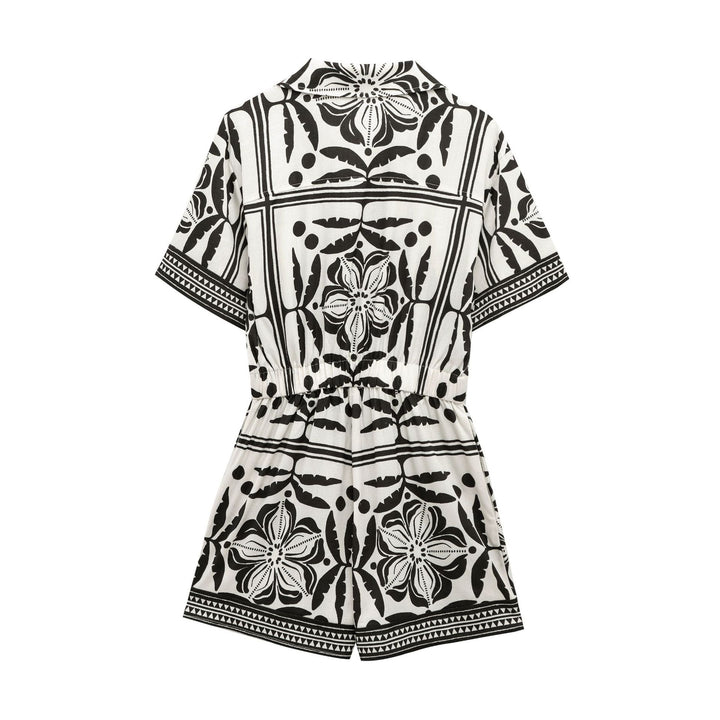 Femme Button-Up Kort Kjole Stilla