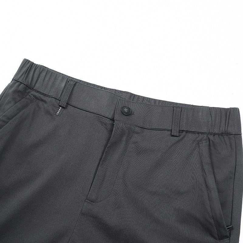 Herrer mode Chino-bukser med elastisk talje og sidelommer Stilla