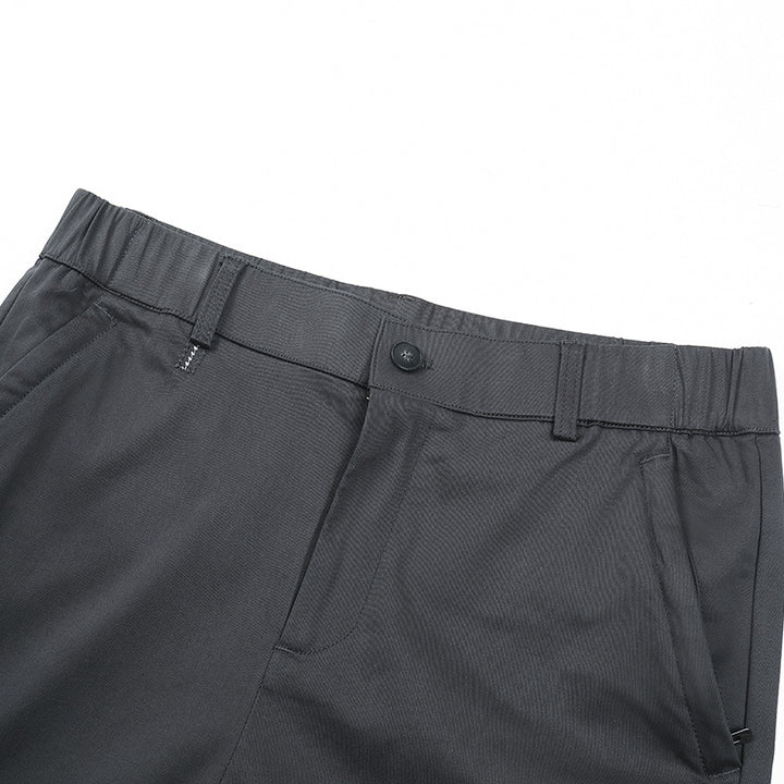 Herrer mode Chino-bukser med elastisk talje og sidelommer Stilla