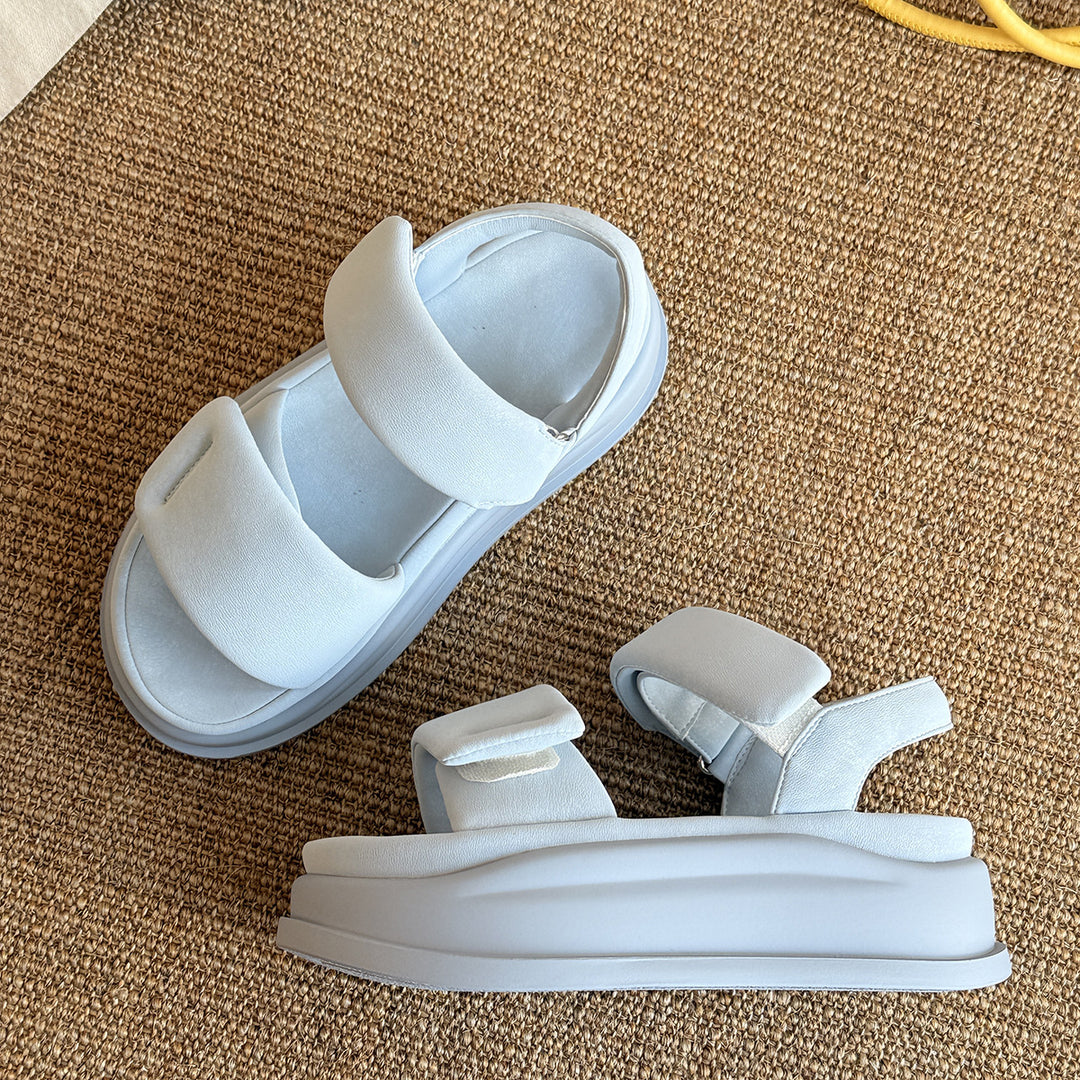 Femme Comfort Slide Sandaler med justerbare remme Stilla