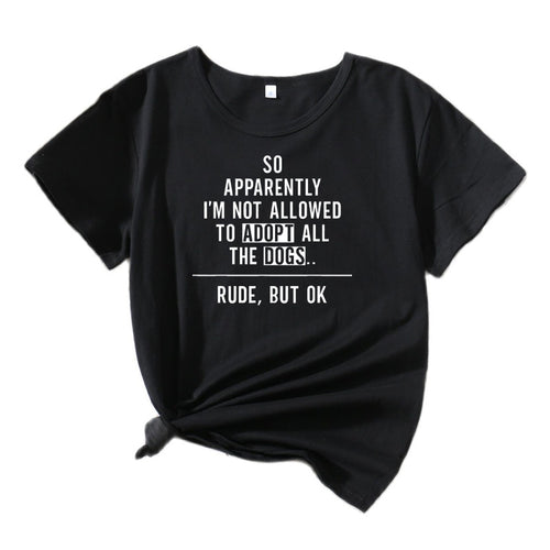 Kvinder komisk hundeelsker grafik T-shirt Stilla
