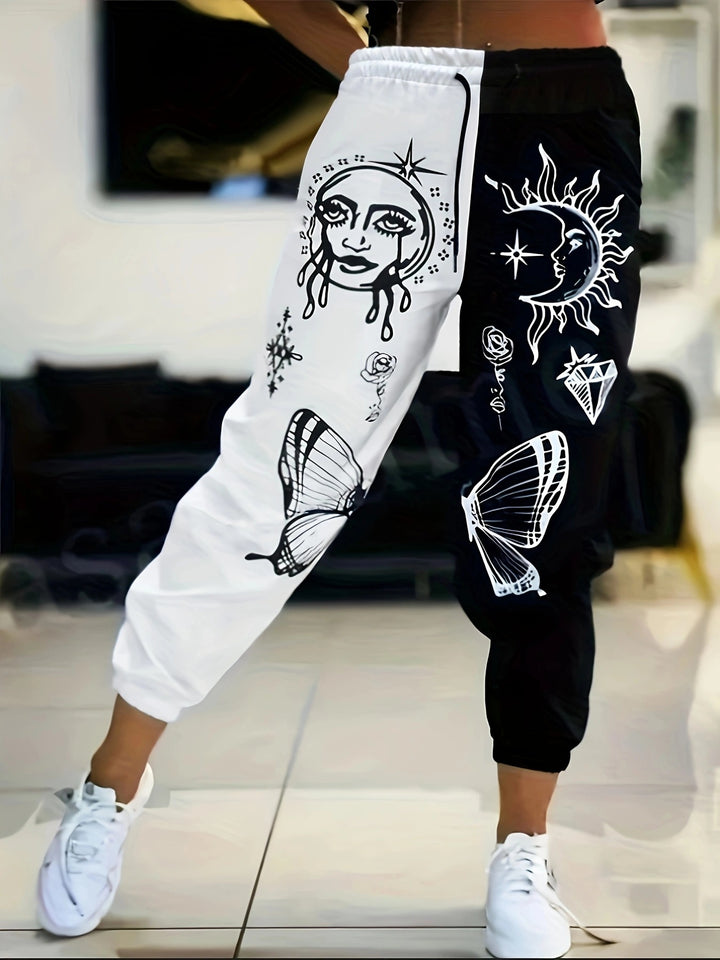 Damer joggingbukser med grafiske prints Stilla