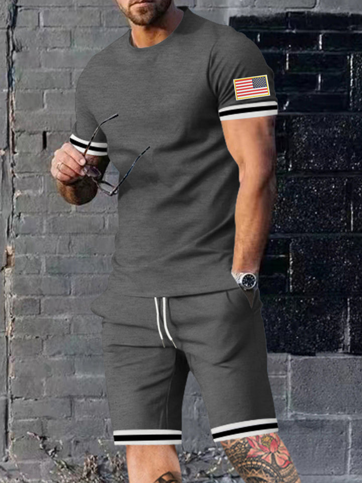 Herrer fritids-shorts og T-shirt sæt Stilla