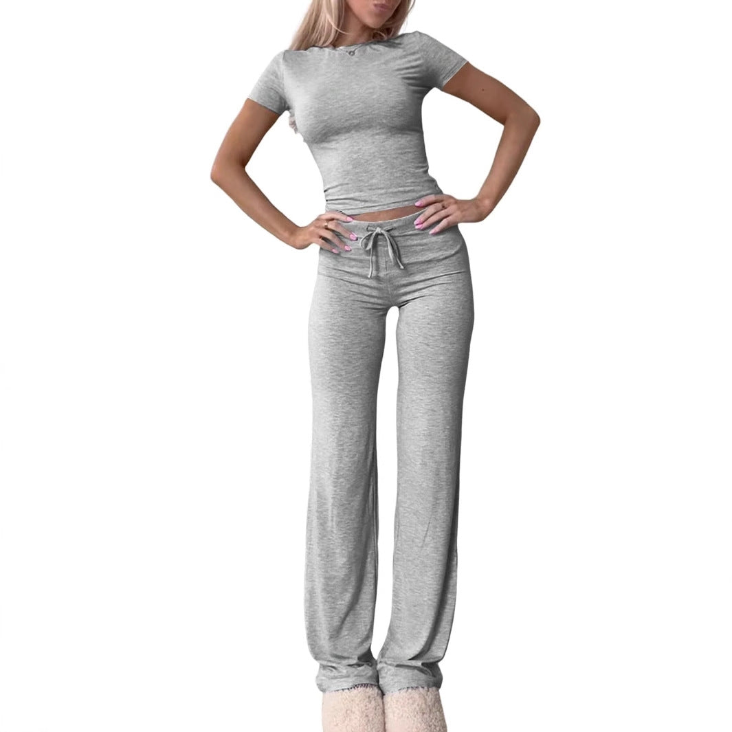 Stilla | Sporty-Set Casual Top Lange Bukser Sæt