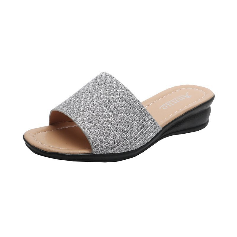 Dame elegante Mules i moderne glamour-stil med smagfulde accenter Stilla
