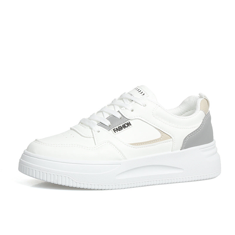 Dame moderigtige sneakers med alsidigt design og tyk sål Stilla