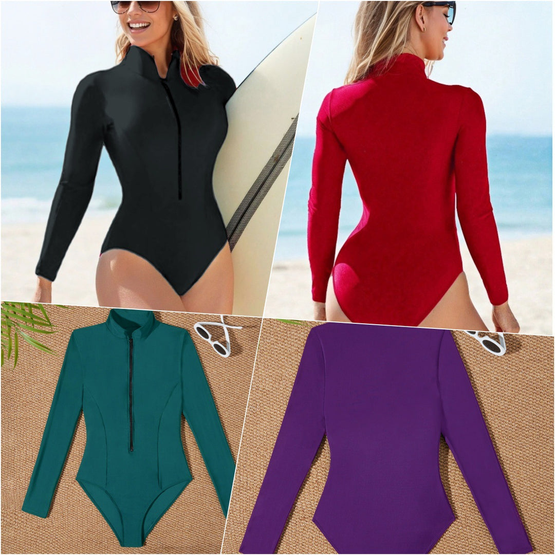 Dame Langarm Surf Badedragt Stilla