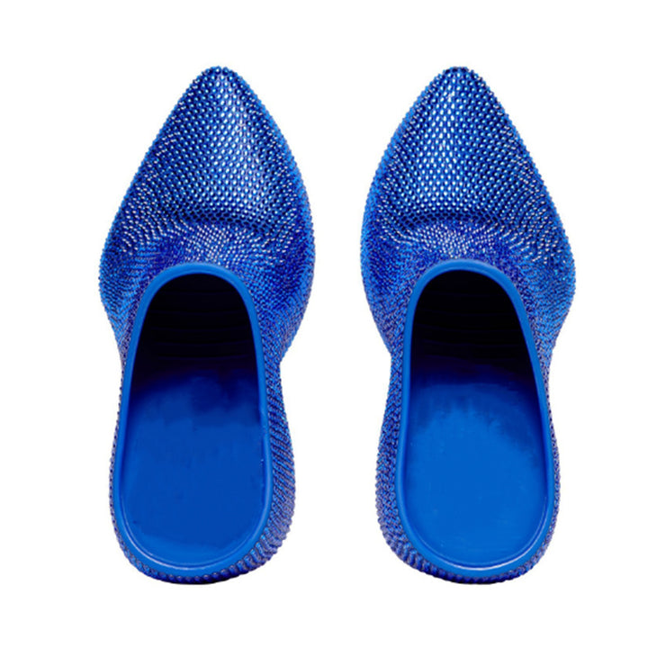 Femme dekorative med strass dekorerede clogs Stilla