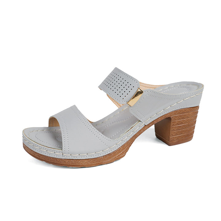 Dame Komfortable Hæl sandaler med moderne design Stilla