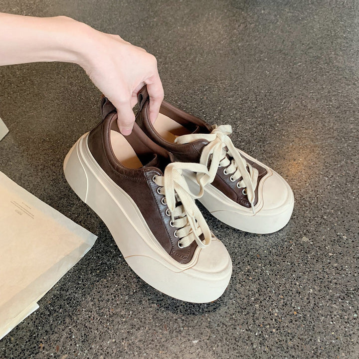 Dame Platform Snørebåndssneakers Stilla