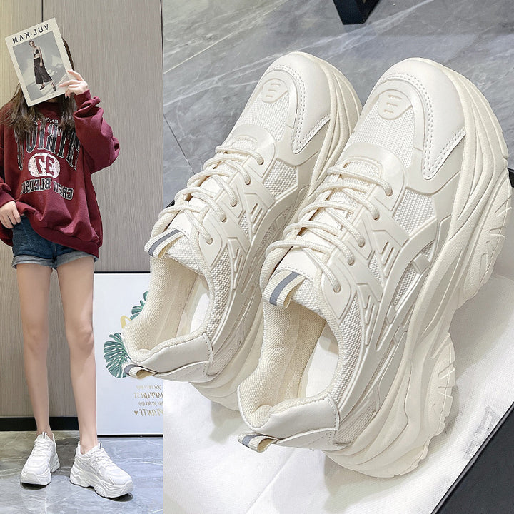 Dame Sporty Chunky Sneakers med åndbart mesh-overdel og støddæmpende sål Stilla