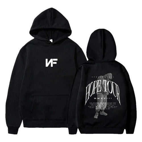 Women's hoodie with exclusive tour print Skovae